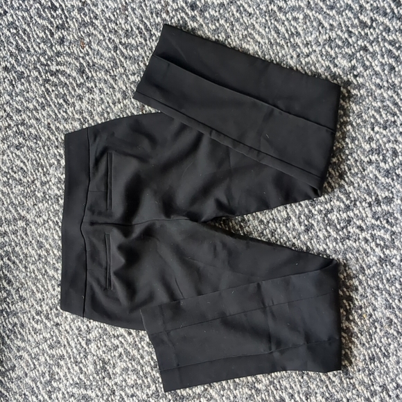 Loft Petite dress pants, from seamed Marissa Straight cut, black size 0P - Picture 5 of 5